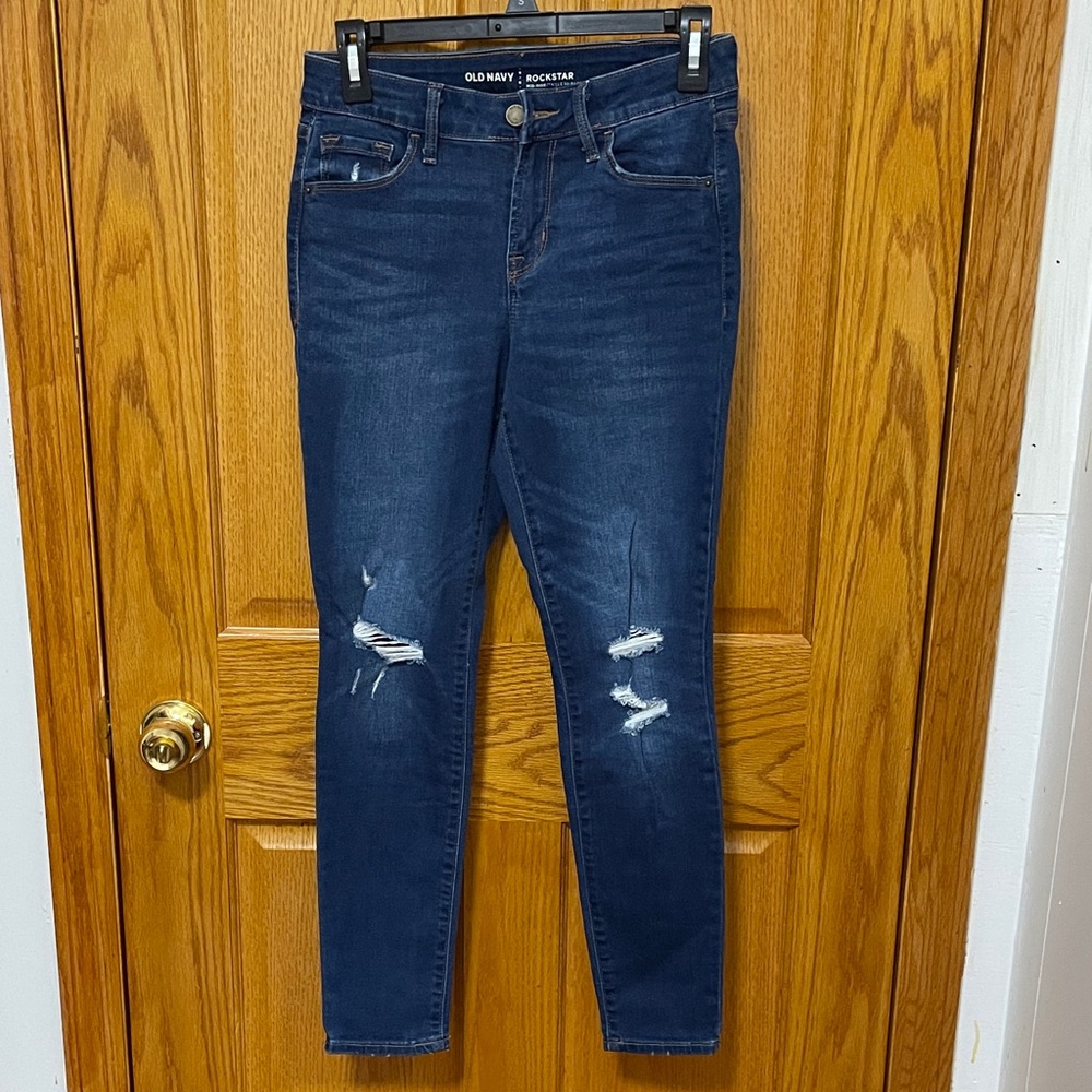 Old Navy Women's Distressed Skinny Jeans